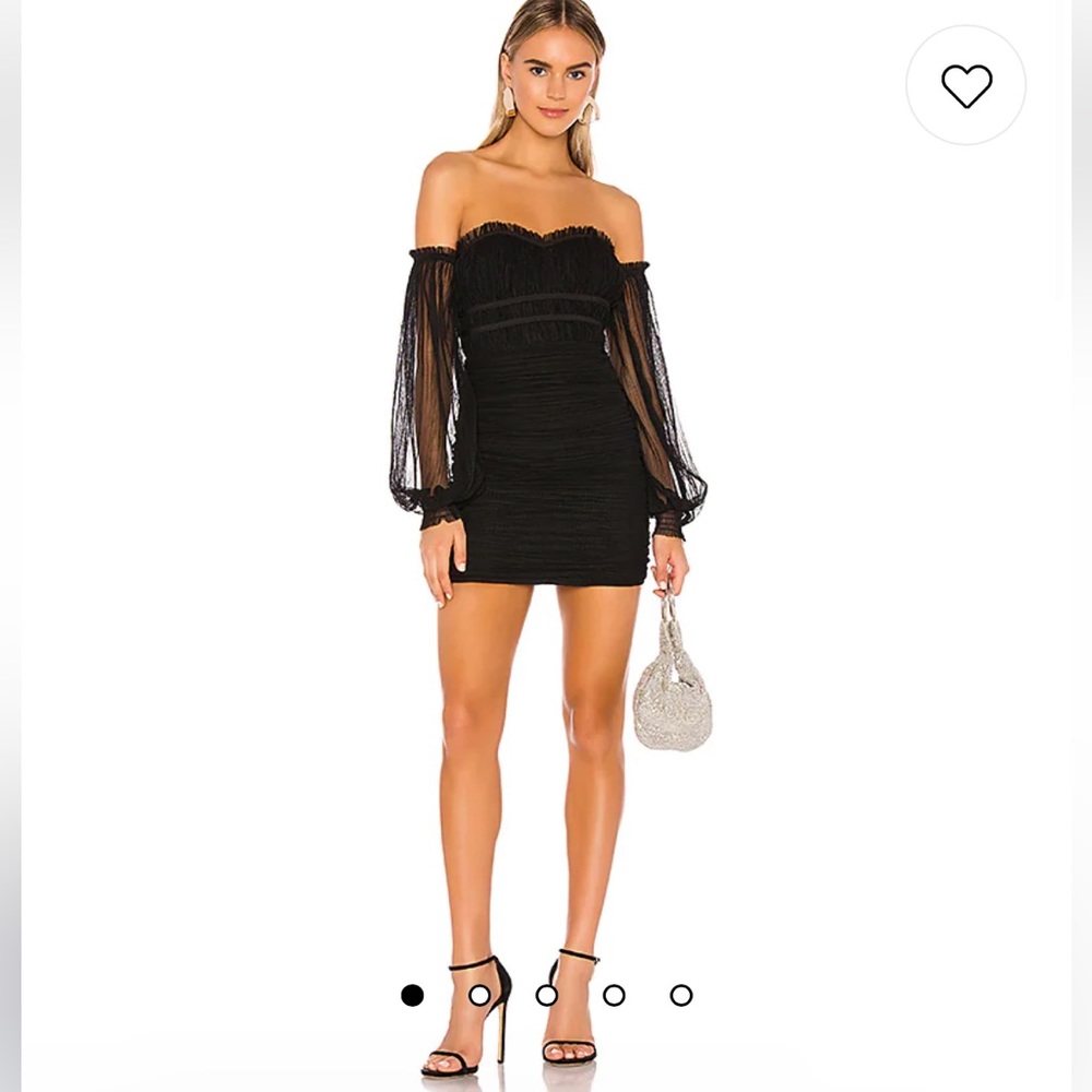 MAJORELLE Zata Dress in Black